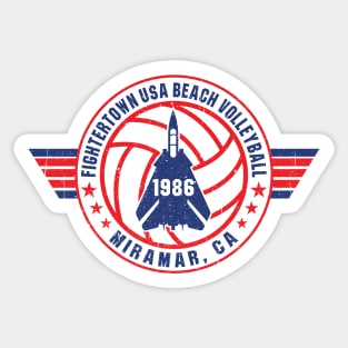 Fightertown USA Volleyball Tournament Miramar Sticker